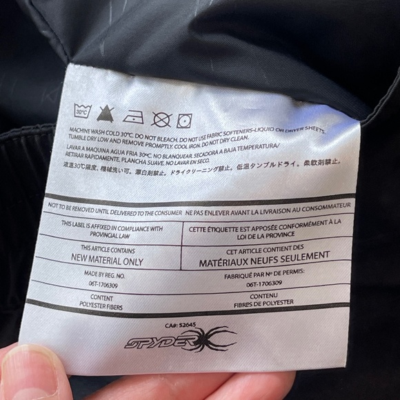 Spyder Ski Pants Women's Size 4 Black Skiing Snowboard Outdoor Winter - Picture 10 of 16